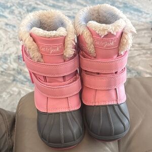 Cat & Jack Kids Boots in Pink and Gray size 10